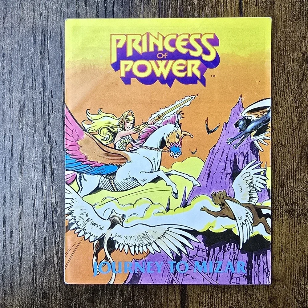 1984 Princess of Power Angella Vintage Figure Wings Skirt Comb‎ Booklet Taiwan